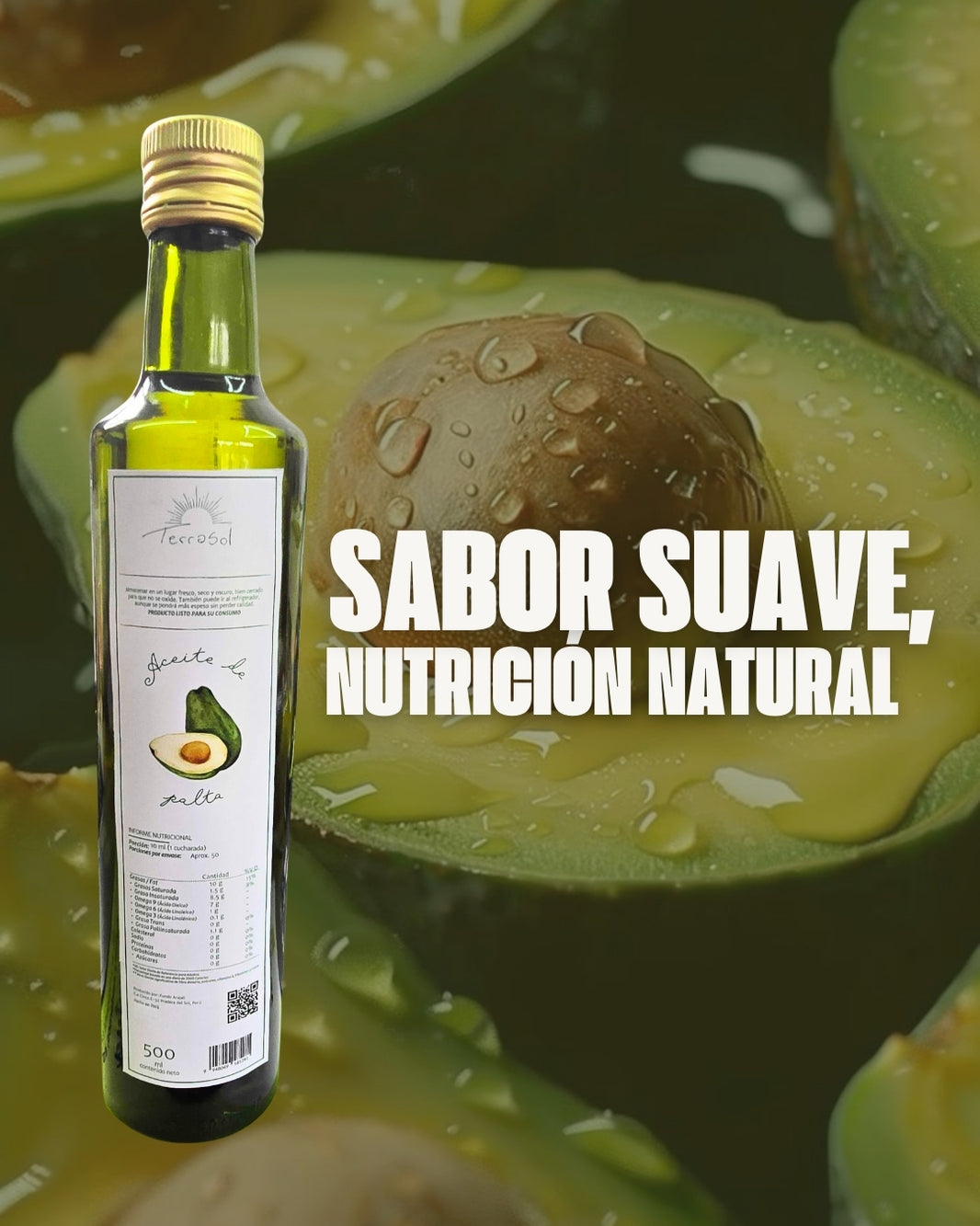 image Aceite de Palta 500ml Terrasol