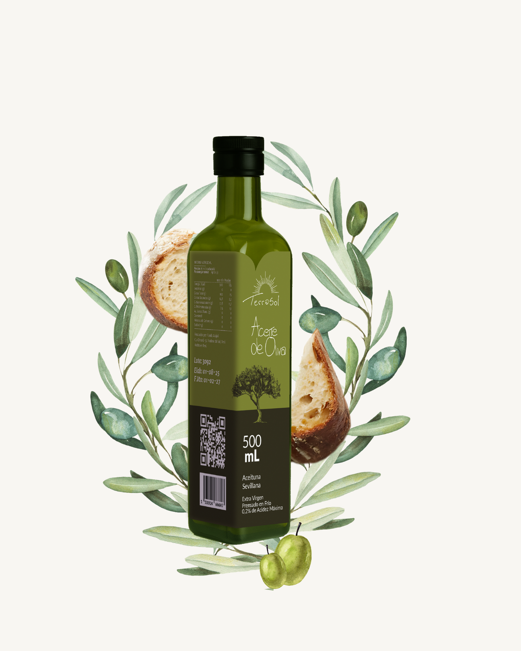 Aceite de Oliva 500ml Terrasol