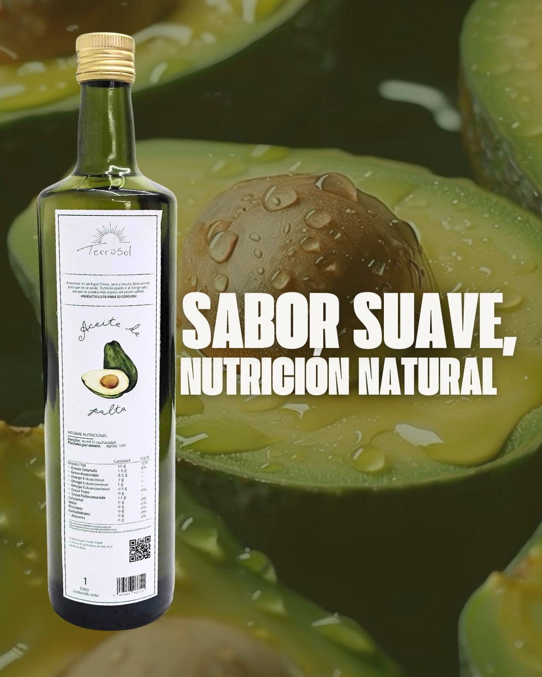 image Aceite de Palta 1 Litro Terrasol