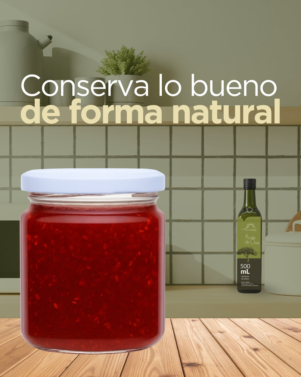 Kit Conservero Gourmet - 12 Frascos de Vidrio 460cc