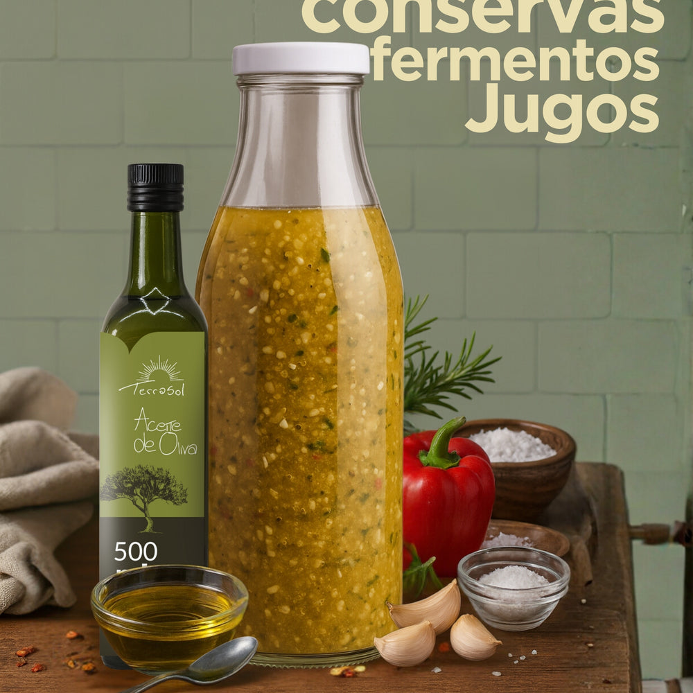 Kit Botellas de Vidrio 1L Gourmet – 20 Unidades