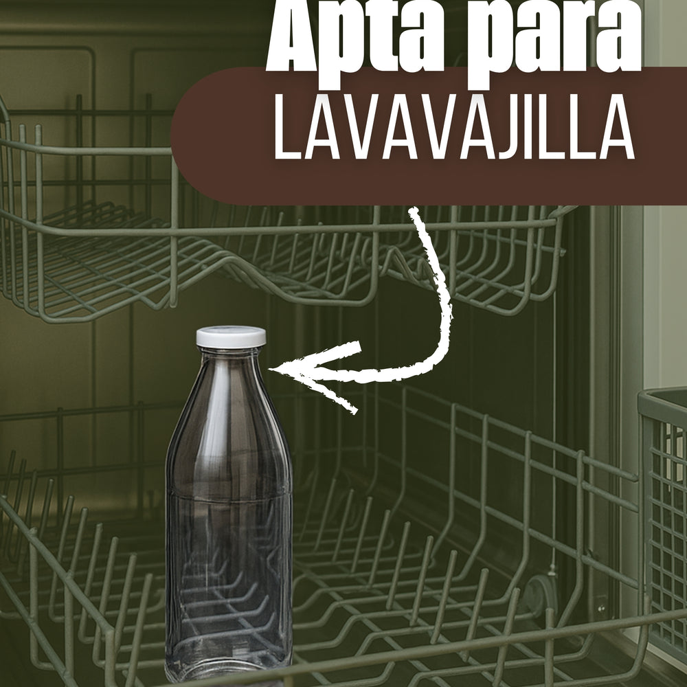 Kit Botellas de Vidrio 1L Gourmet – 20 Unidades