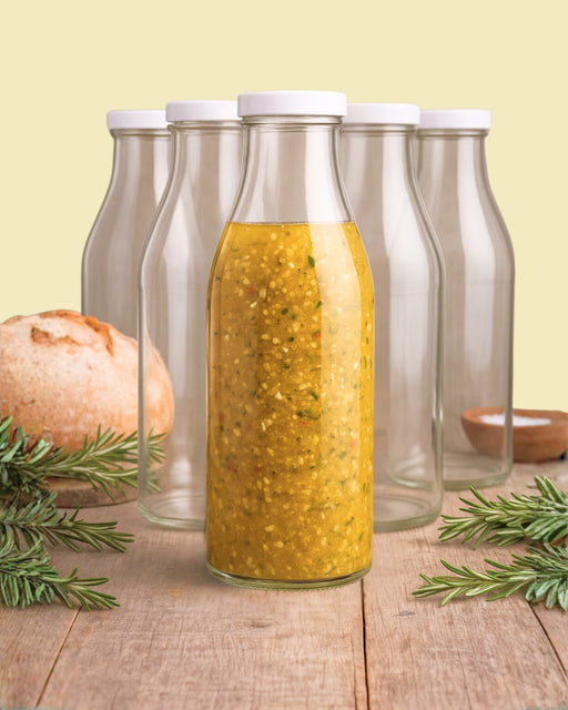 Kit Botellas de Vidrio 1L Gourmet – 20 Unidades