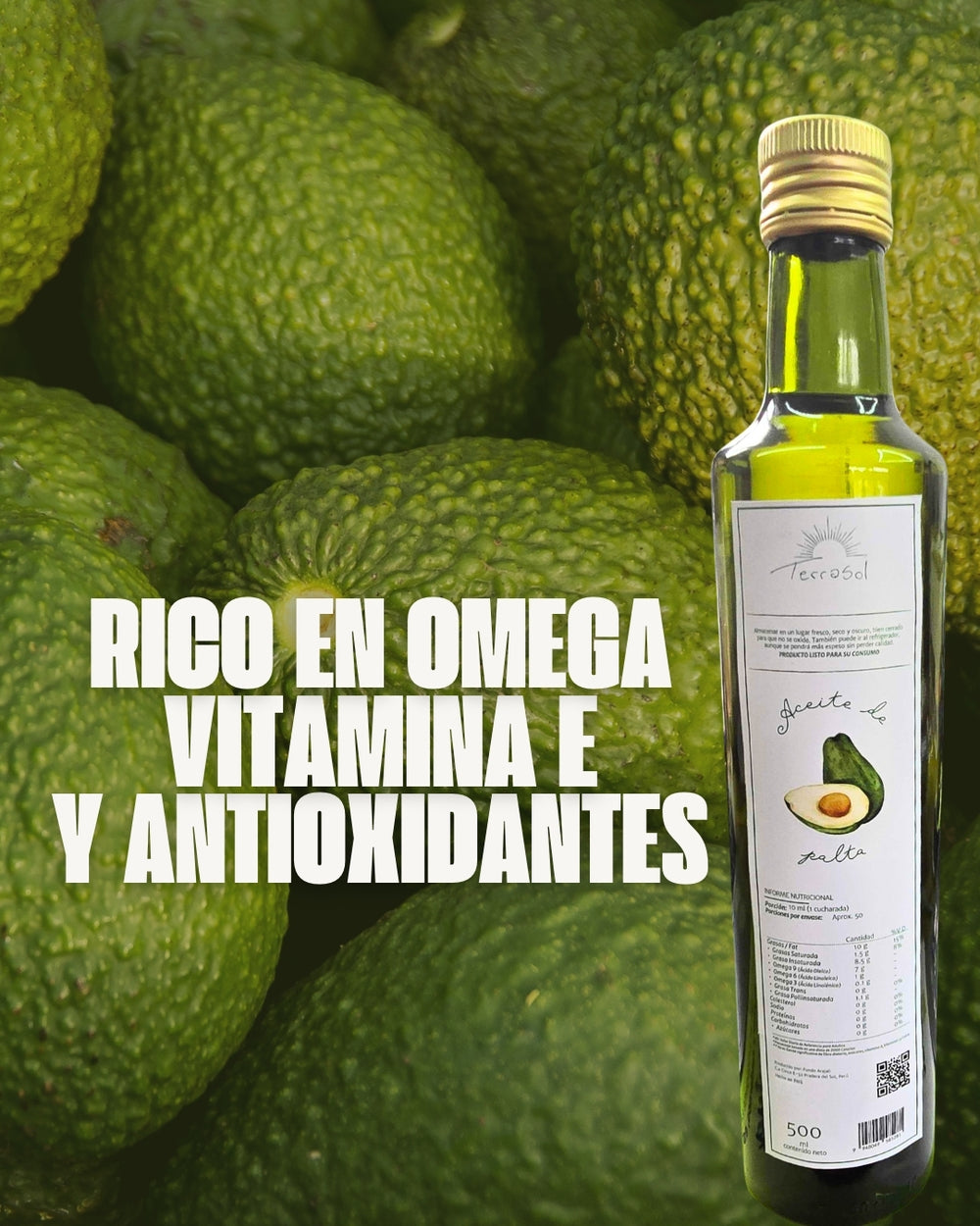 Aceite de Palta 500ml Terrasol
