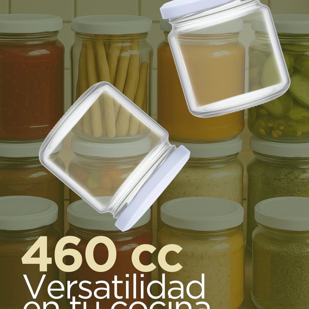 Kit Conservero Gourmet - 12 Frascos de Vidrio 460cc