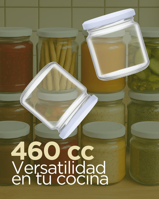 Kit Conservero Gourmet - 12 Frascos de Vidrio 460cc