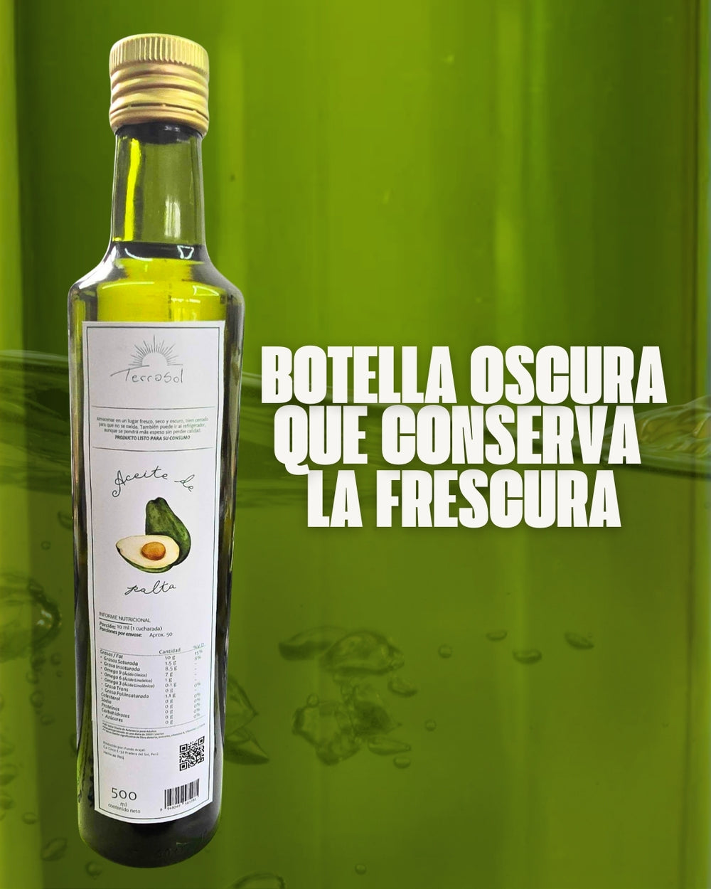 Aceite de Palta 500ml Terrasol