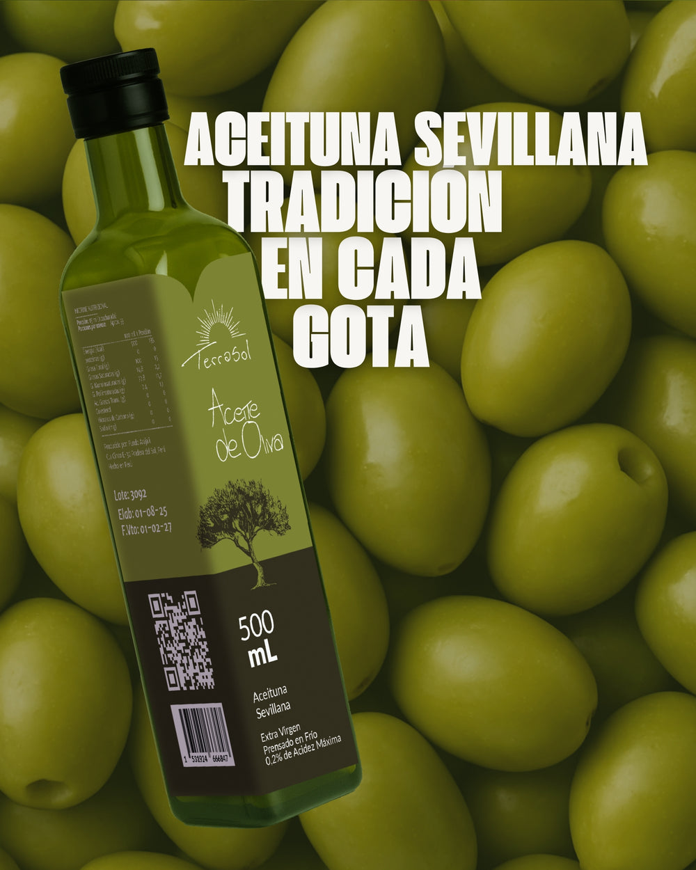 Aceite de Oliva 500ml Terrasol