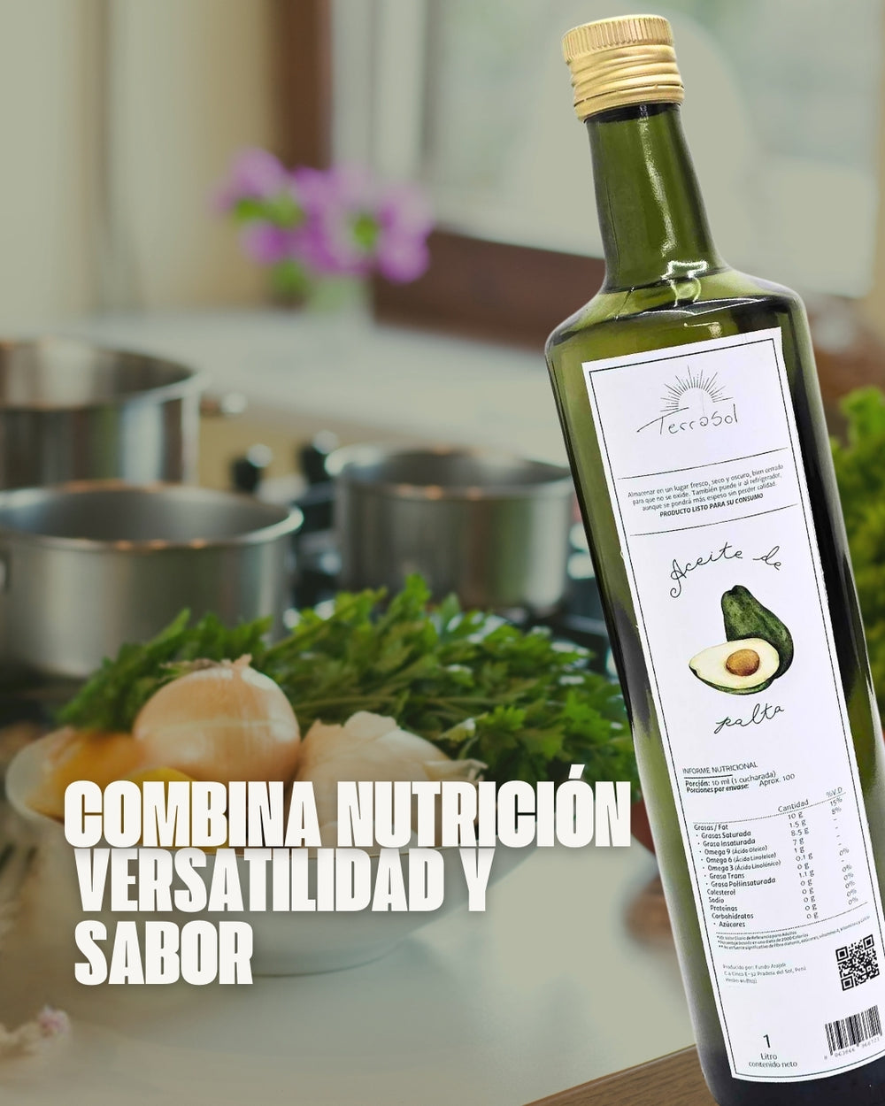 Aceite de Palta 1 Litro Terrasol