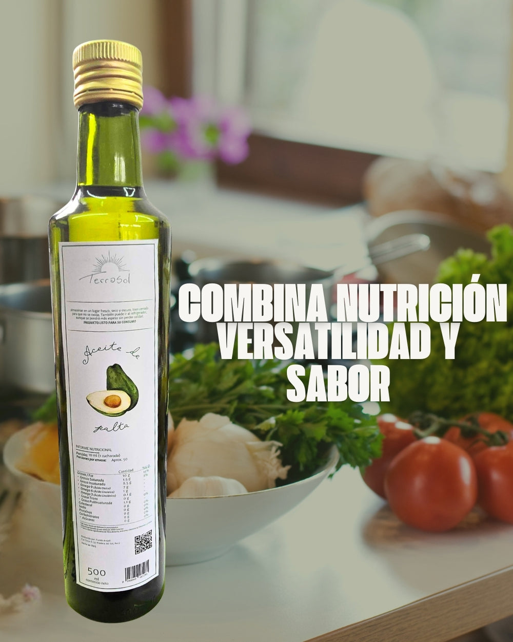 Aceite de Palta 500ml Terrasol