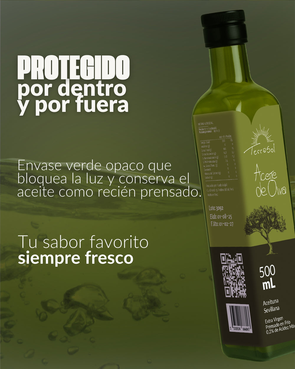 Aceite de Oliva 500ml Terrasol